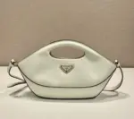 Prada Jiaozi Bag in White