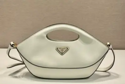 Prada Jiaozi Bag in White