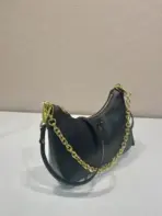 Prada Hobo Bag in Black & Gold - Image 3