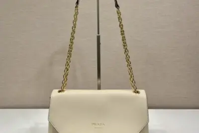 Prada Hobo Bag in Off-White