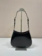 Prada Cleo Shoulder Bag Glossy Black - Image 3