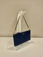 Prada Hobo Bag Navy Blue - Image 2