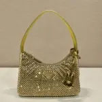 Prada Hobo Bag in Golden Stone