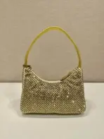 Prada Hobo Bag in Golden Stone - Image 3