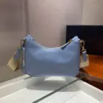 Prada Re-Edition 2005 Nylon shoulder Bag Lite Blue - Image 3