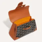 Goyard Saïgon Souple Mini Bag Black & Tan - Image 2