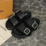 LV Venice Mule Black