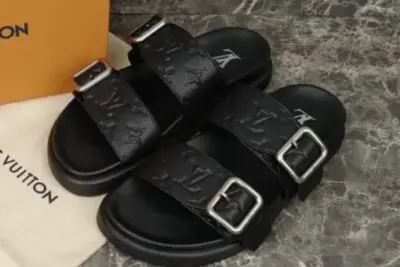 LV Venice Mule Black