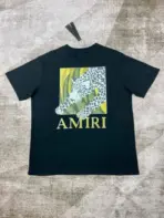 Amiri Graphic Print Cotton T-Shirt Black - Image 2