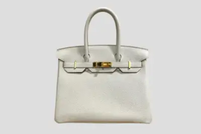 Hermes Birkin Togo Bag White