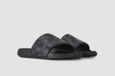 LV Waterfront Mules Black