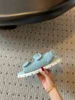 Prada Sandals Sky Blue - Image 2
