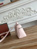Loro Piana Extra Pocket L19 Ostrich Leather Bag Whisper Pink - Image 2