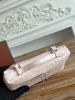Loro Piana Extra Pocket L19 Ostrich Leather Bag Whisper Pink - Image 3