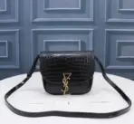 YSL Kate Handbag Crocodile Black