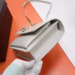 YSL Sunset Shoulder Bag White - Image 2