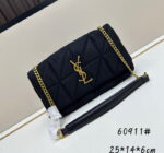 YSL Jamie 4.3 Medium in Lambskin in Black