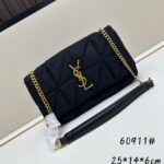 YSL Jamie 4.3 Medium in Lambskin in Black