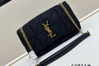 YSL Jamie 4.3 Medium in Lambskin in Black