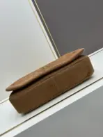 YSL Jamie Suede Shoulder Bag Brown - Image 3