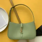 YSL Le 5 A 7 Hobo Bag Green