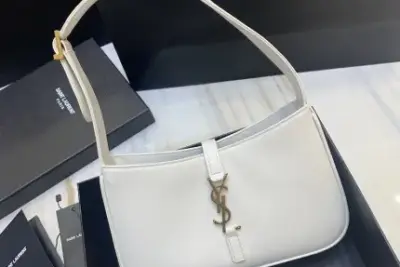 YSL Le 5 A 7 Bag White