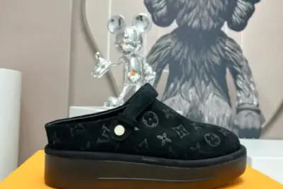 LV Aspen Platform Clog Black