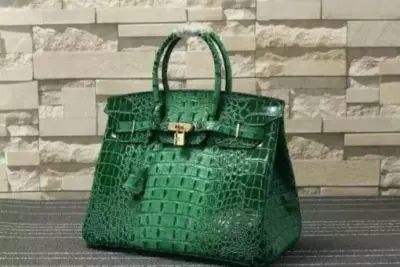 Hermes Birkin Bag Crocodile Green