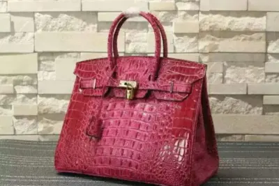 Hermes Birkin Bag Crocodile Red