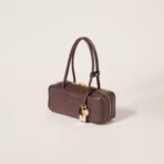 Miu Miu Beau Leather Bag Briarwood - Image 3