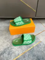 LV Slipper Green - Image 2
