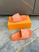 LV Slipper Orange - Image 2