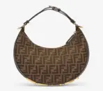 Fendi Praphy Bag Brown Gold