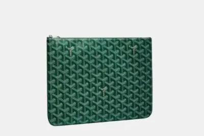 Goyard Senat Clutch Green