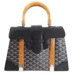 Goyard Pre-Owned Goyardine Saigon PM satchel Black