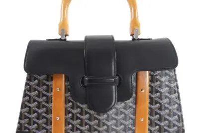 Goyard Pre-Owned Goyardine Saigon PM satchel Black