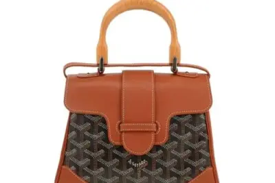 Goyard Pre-Owned Goyardine Saigon PM satchel Brown