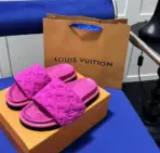 LV Slipper Hot Pink