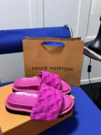 LV Slipper Hot Pink - Image 2
