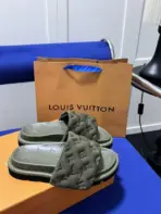 LV Slipper Moss Green - Image 2