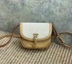 YSL Kaia Mini Bag Beige & White