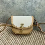 YSL Kaia Mini Bag Beige & White