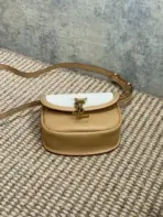 YSL Kaia Mini Bag Beige & White - Image 2