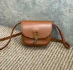 YSL Saint Laurent Kaia Mini Bag Brown