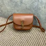 YSL Saint Laurent Kaia Mini Bag Brown