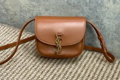 YSL Saint Laurent Kaia Mini Bag Brown
