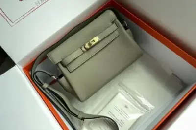 Hermes Kelly Messenger Bag Olive Green