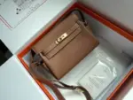 Hermes Kelly Messenger Bag Beige