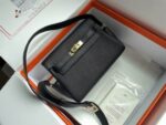 Hermes Kelly Messenger Bag Black