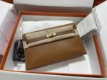 Hermes Kelly Medium Pochette Bag Brown